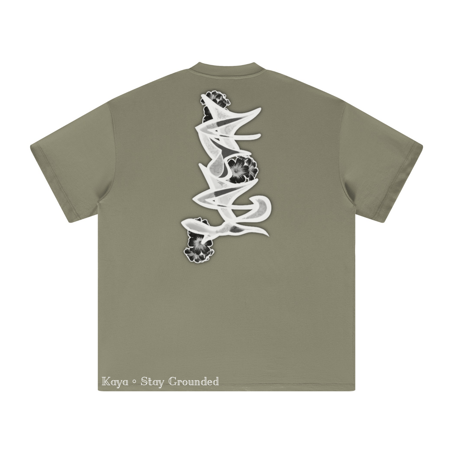 305GSM Unisex All-Over Print Crew Neck T Shirt Light Green
