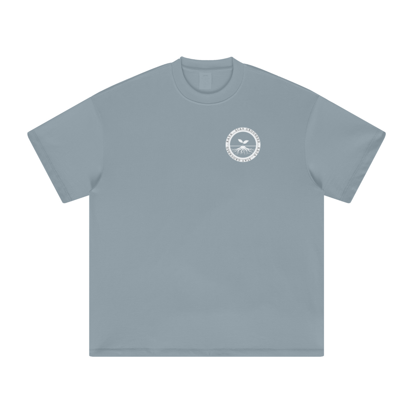 305GSM Unisex All-Over Print Crew Neck T Shirt Haze blue