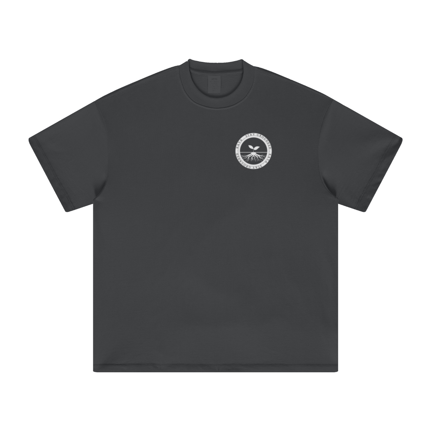305GSM Unisex All-Over Print Crew Neck T Shirt Dark gray