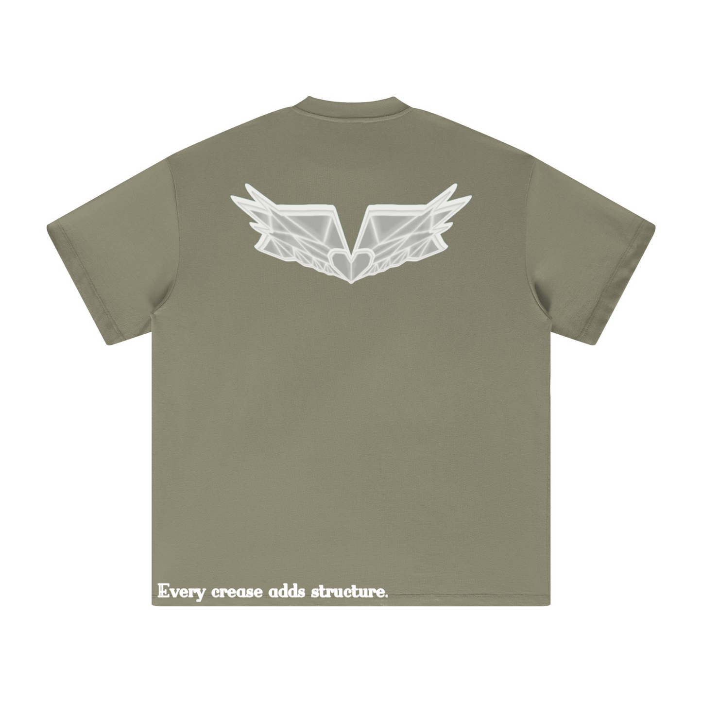 305GSM Unisex All-Over Print Crew Neck T Shirt Light Green