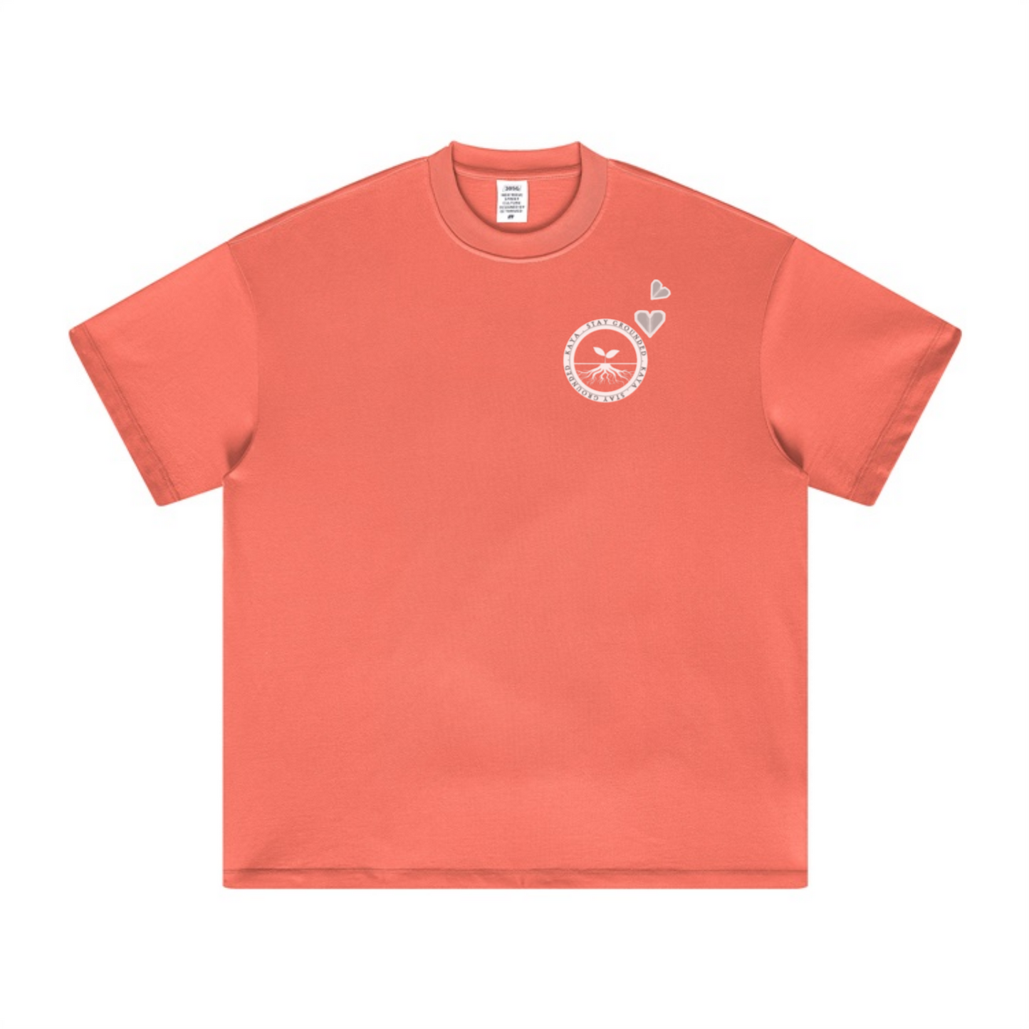 305GSM Unisex All-Over Print Crew Neck T Shirt Orange
