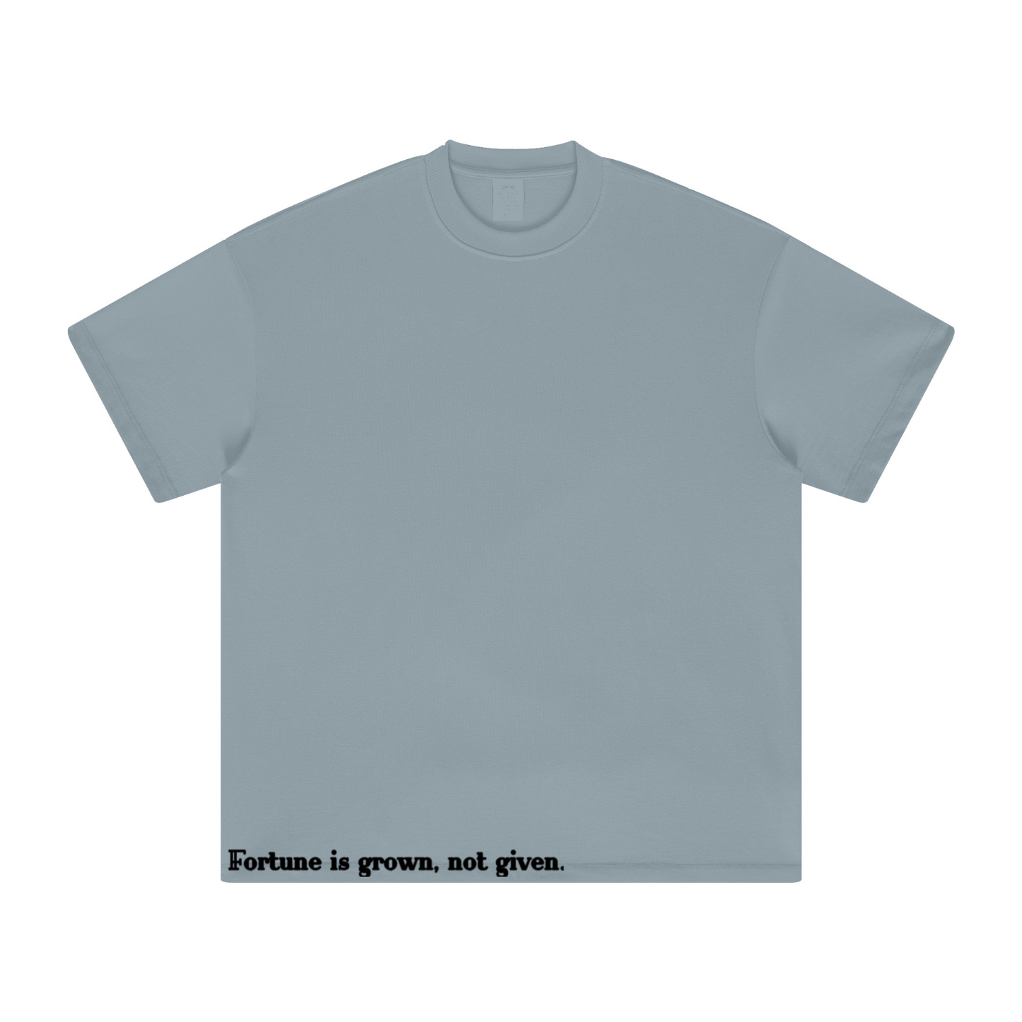 305GSM Unisex All-Over Print Crew Neck T Shirt Haze blue