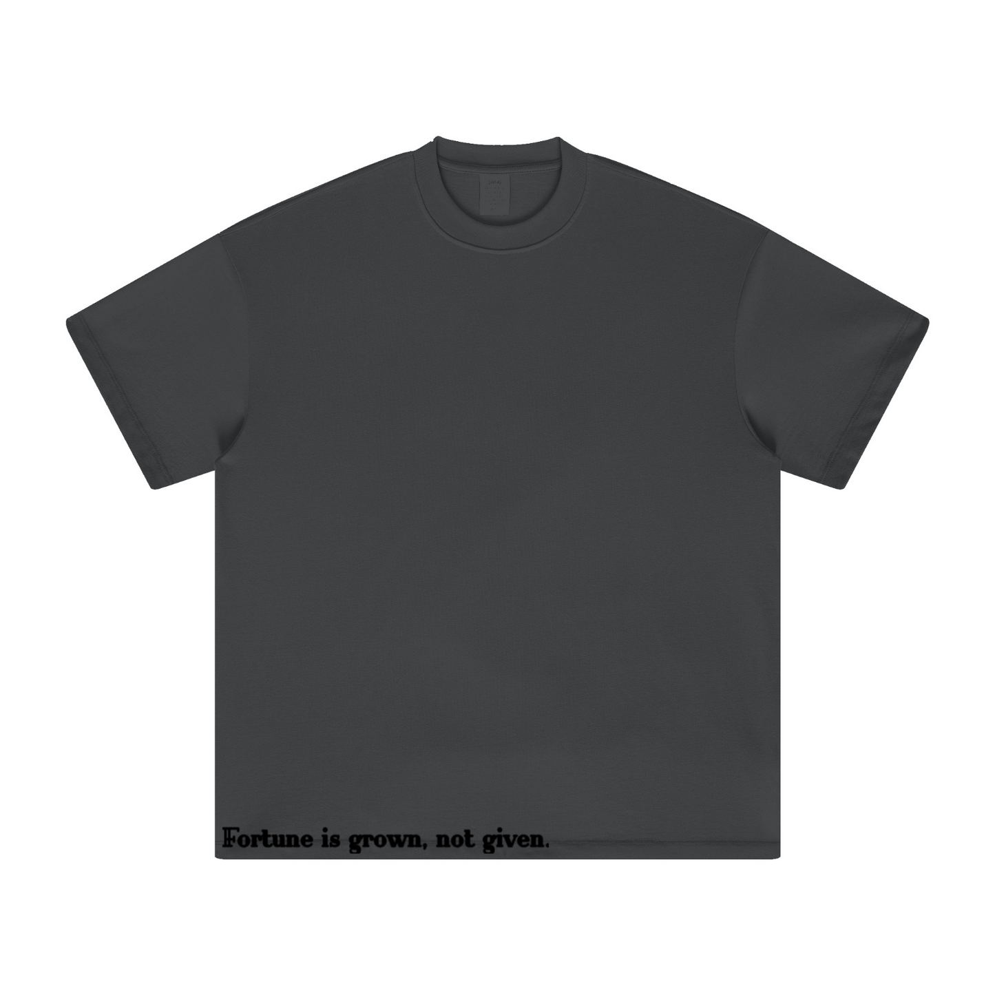 305GSM Unisex All-Over Print Crew Neck T Shirt Dark gray