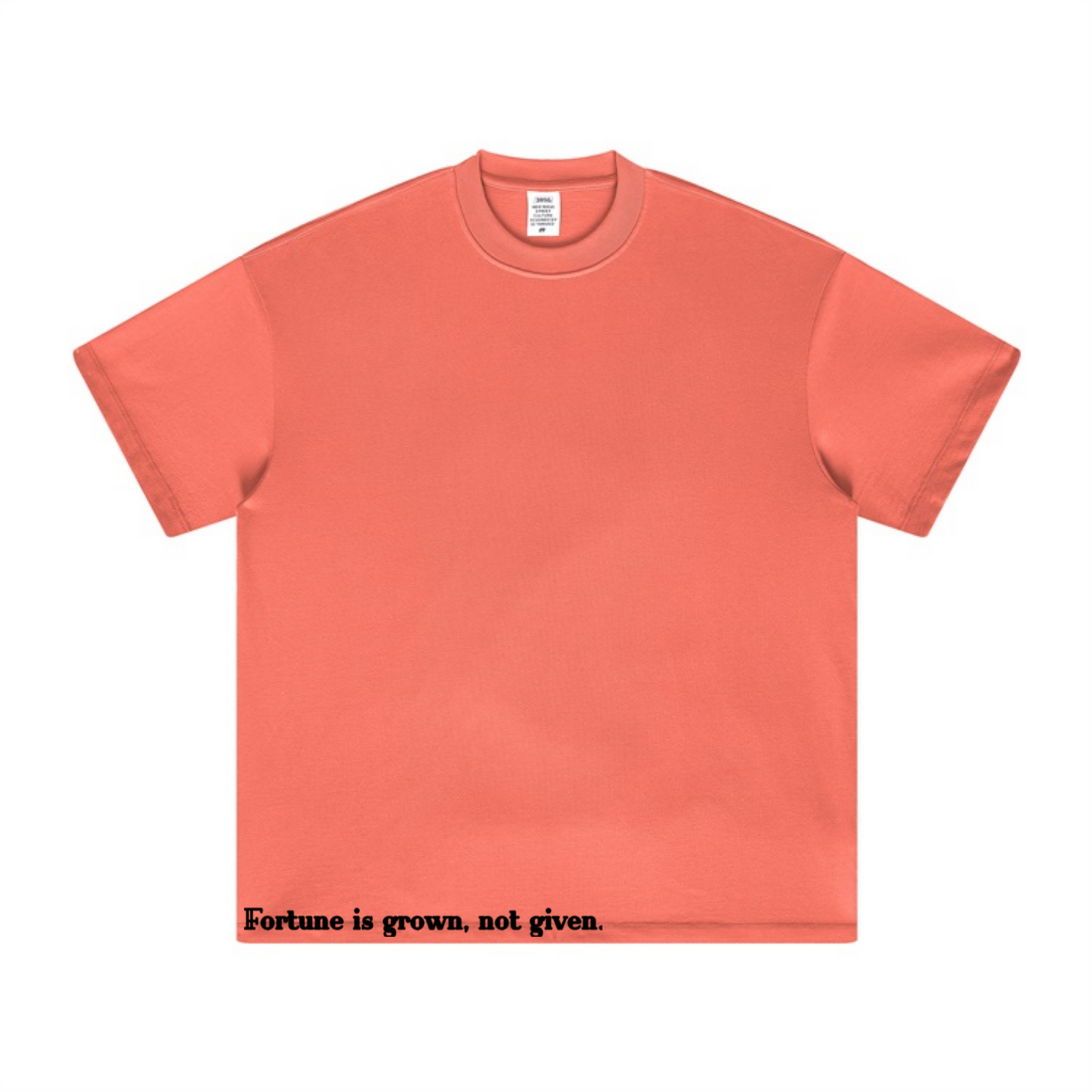 305GSM Unisex All-Over Print Crew Neck T Shirt Orange