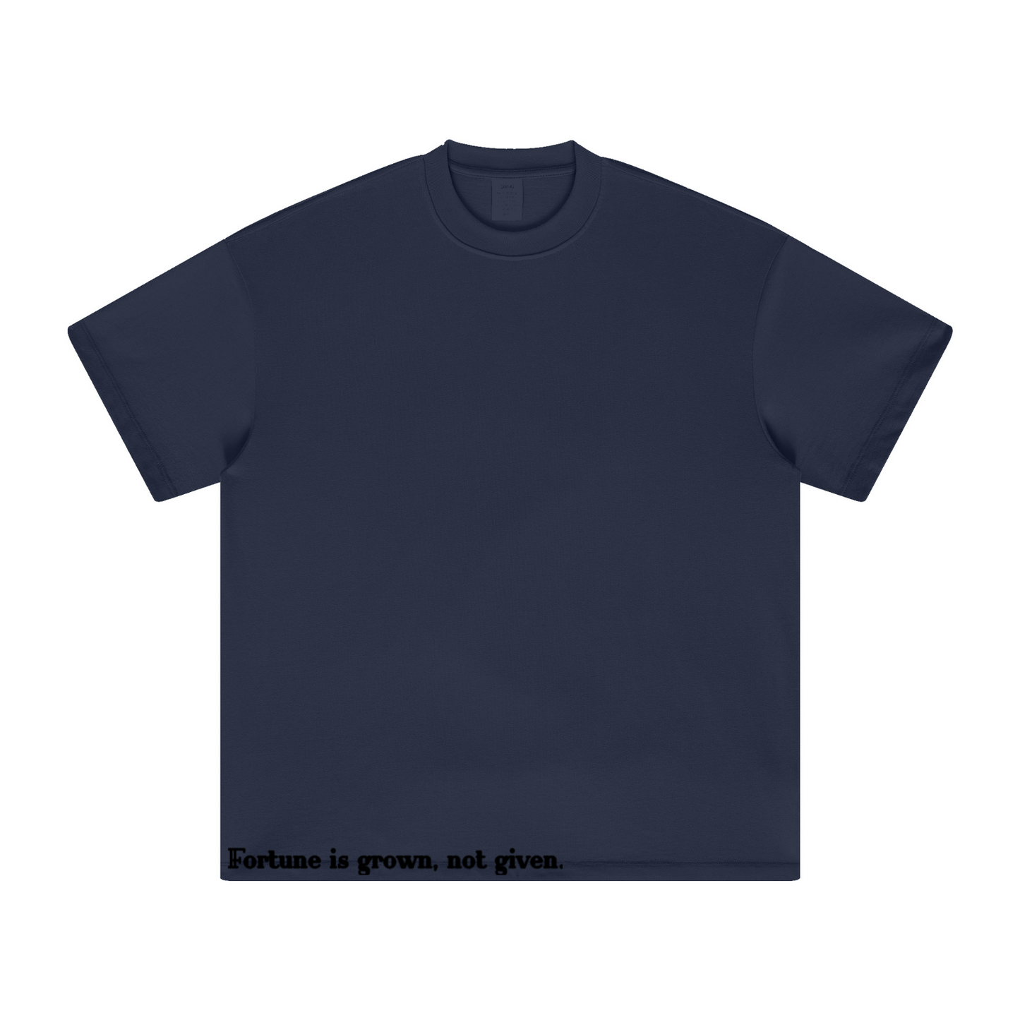 305GSM Unisex All-Over Print Crew Neck T Shirt Dark blue