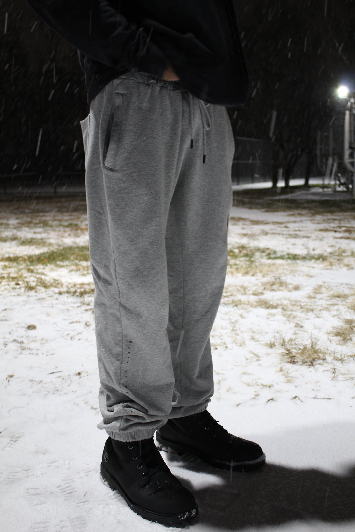 "Every crease adds structure." Sweats (Heather Grey)