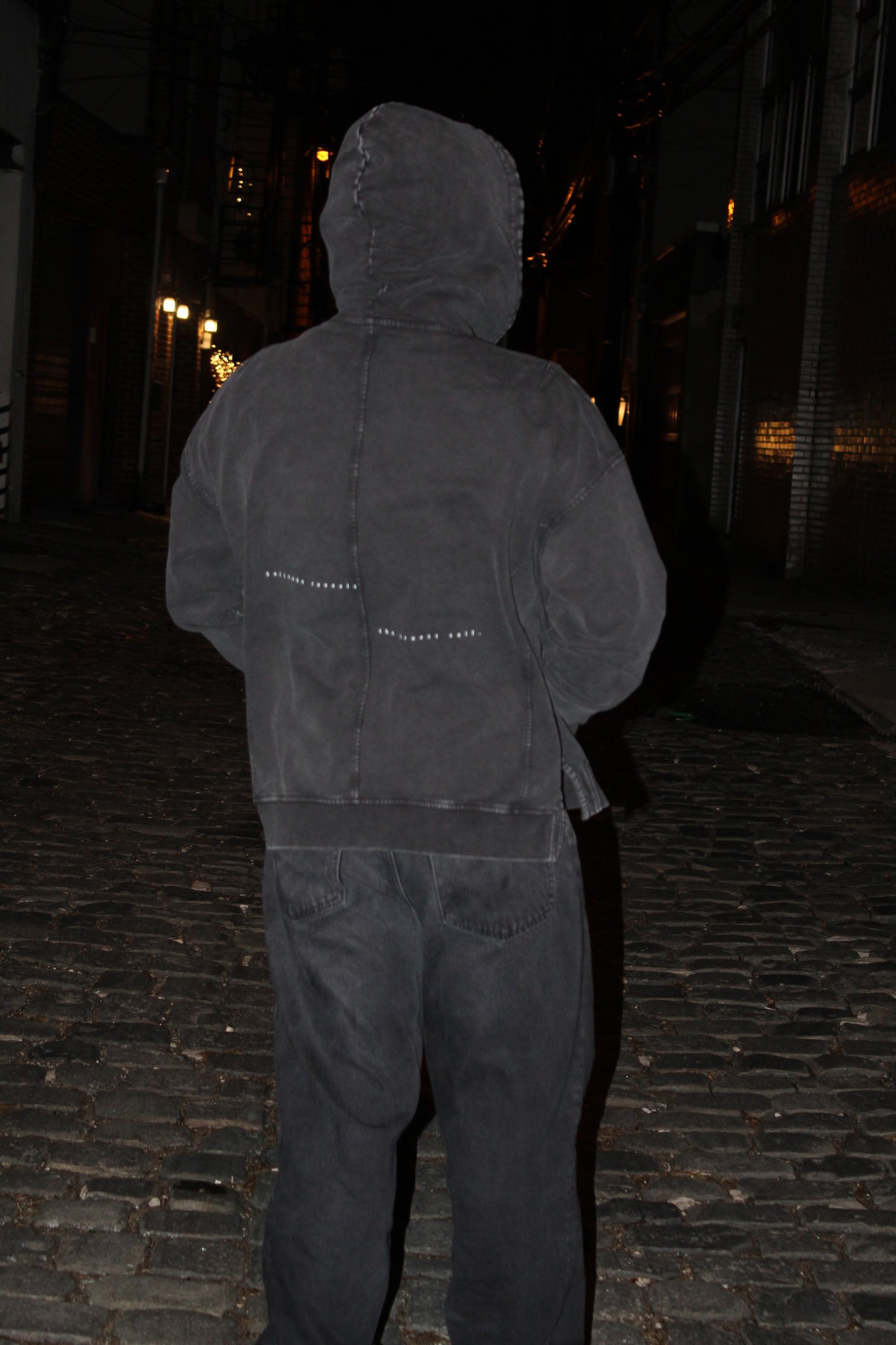 "Solitude reveals the truest self." Hoodie (Snow Wash)