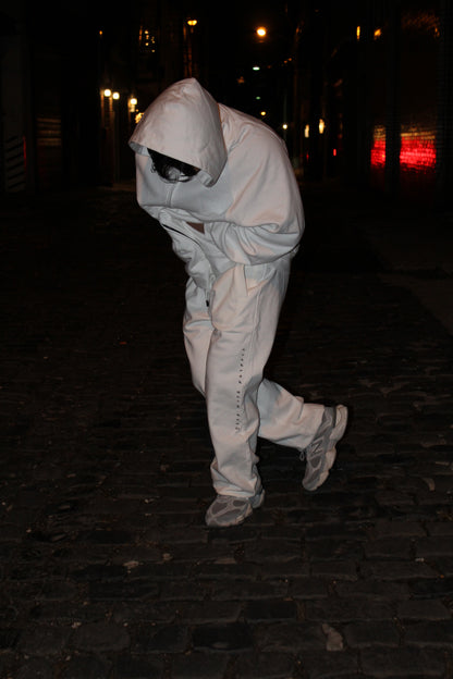 "Step with purpose." Sweats (White)