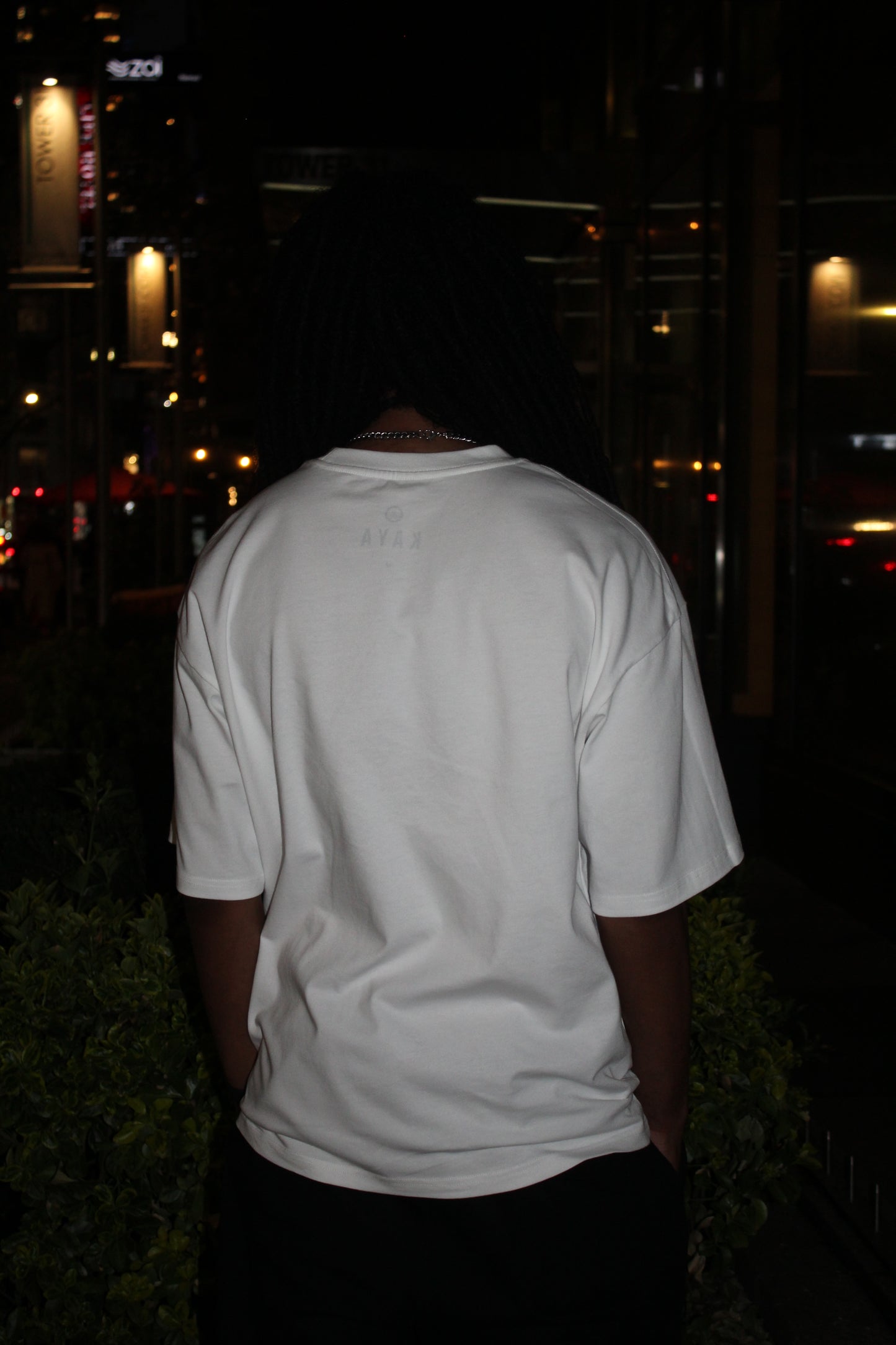 “Chaos Breeds Brilliance” T-Shirt (White)
