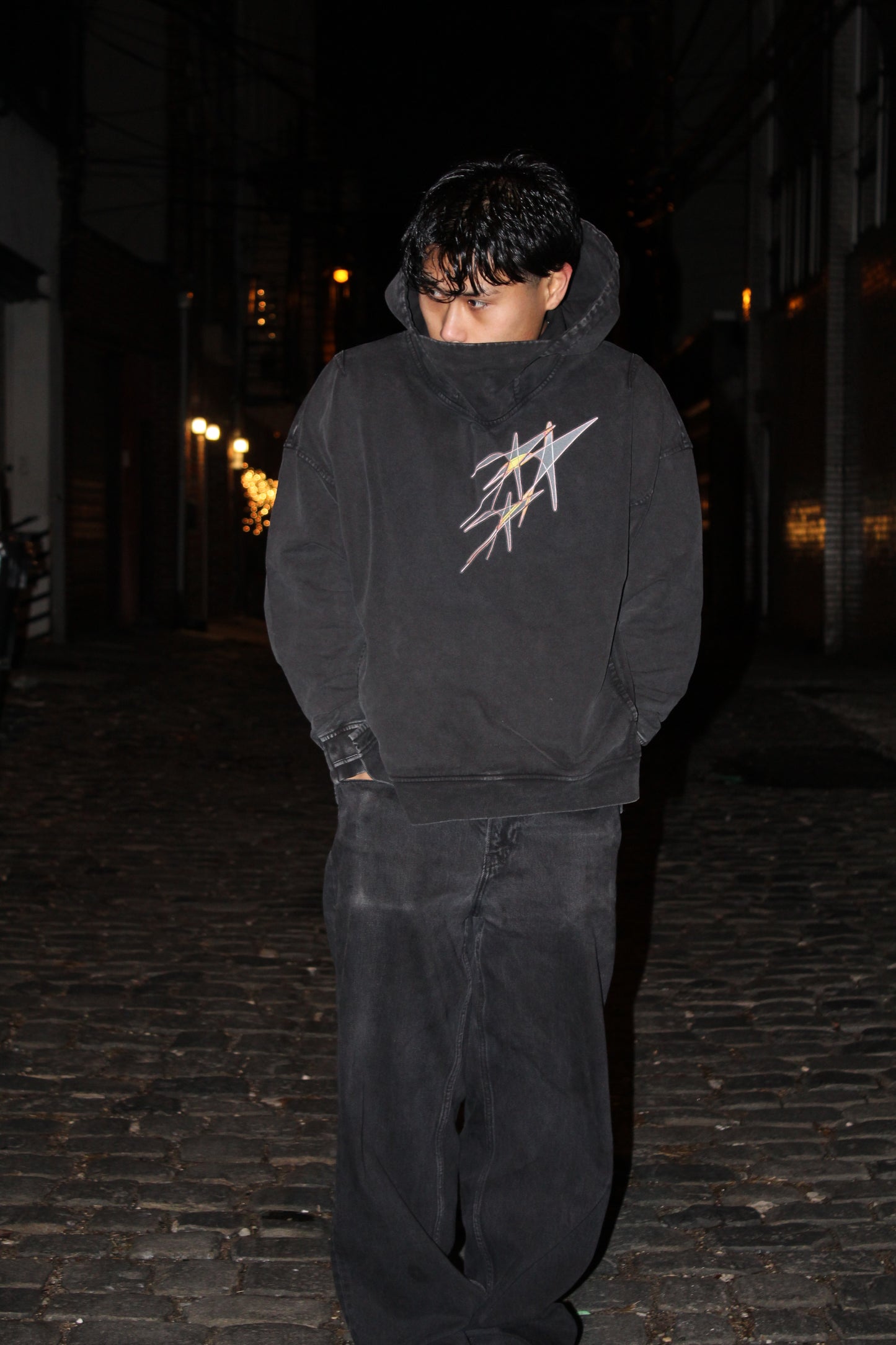 "Solitude reveals the truest self." Hoodie (Snow Wash)