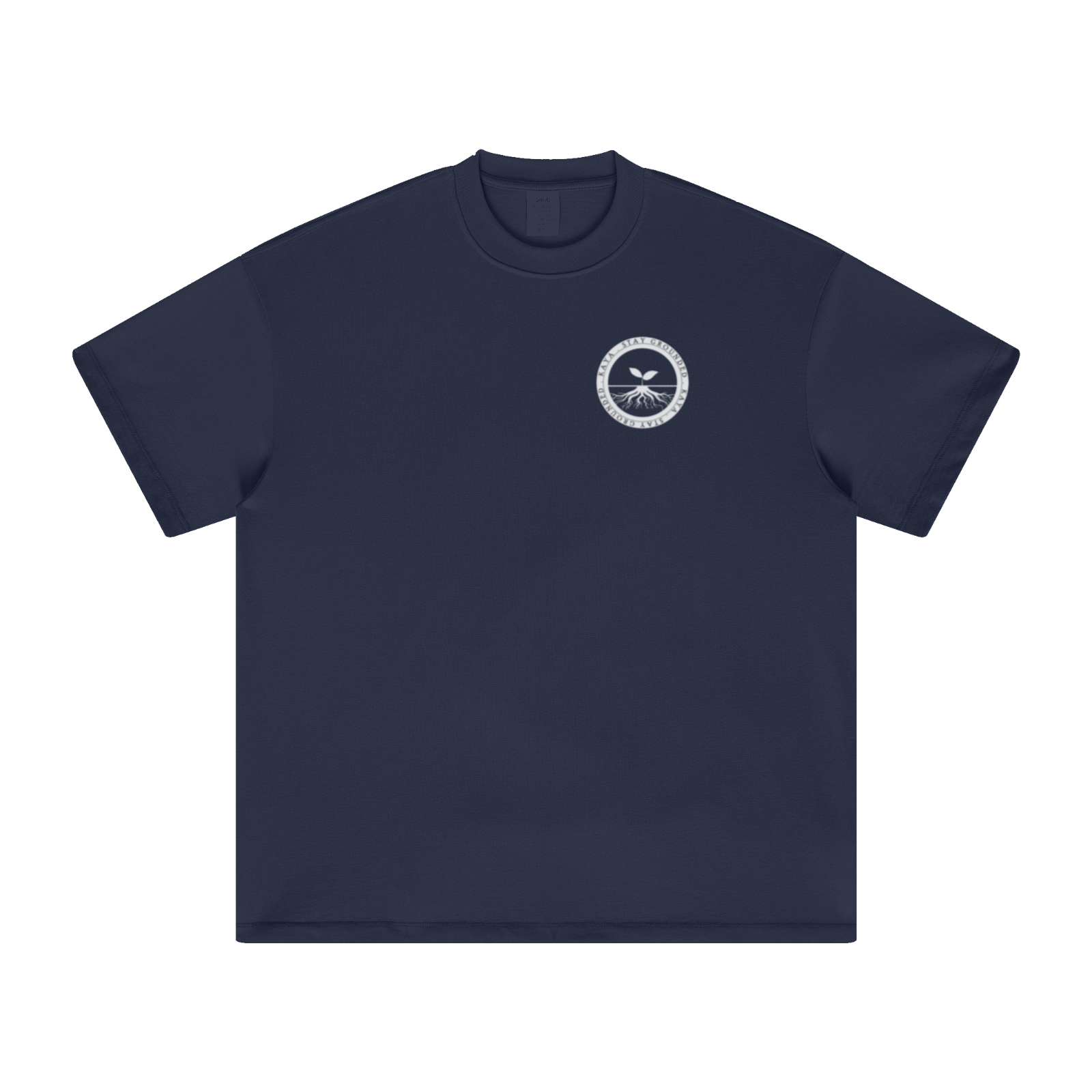 305GSM Unisex All-Over Print Crew Neck T Shirt Dark blue