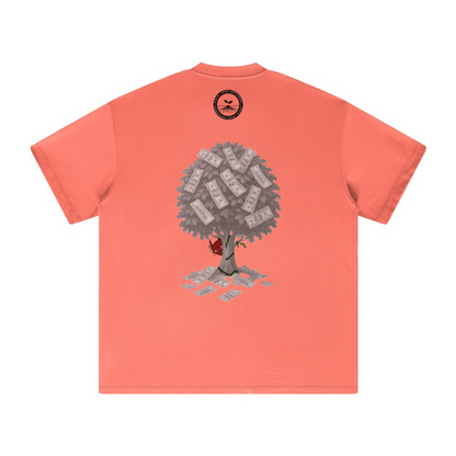 305GSM Unisex All-Over Print Crew Neck T Shirt Orange