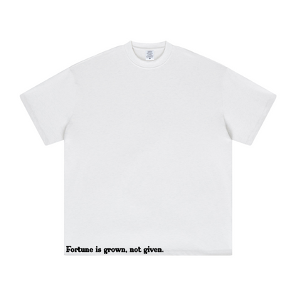 305GSM Unisex All-Over Print Crew Neck T Shirt White
