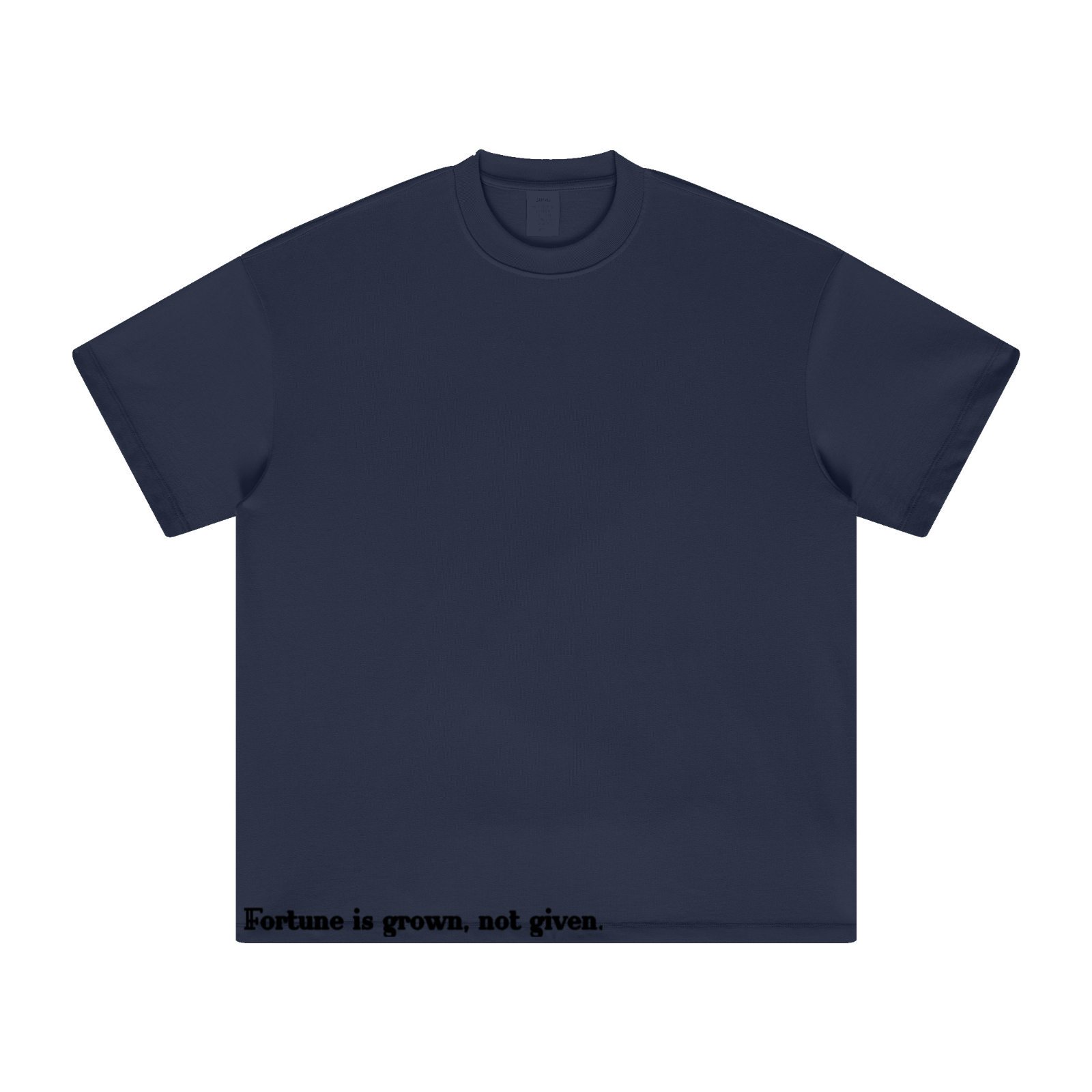 305GSM Unisex All-Over Print Crew Neck T Shirt Dark blue